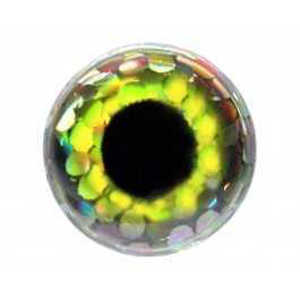 Bild på FutureFly 3D Epoxy Eyes 3mm Holo Yellow