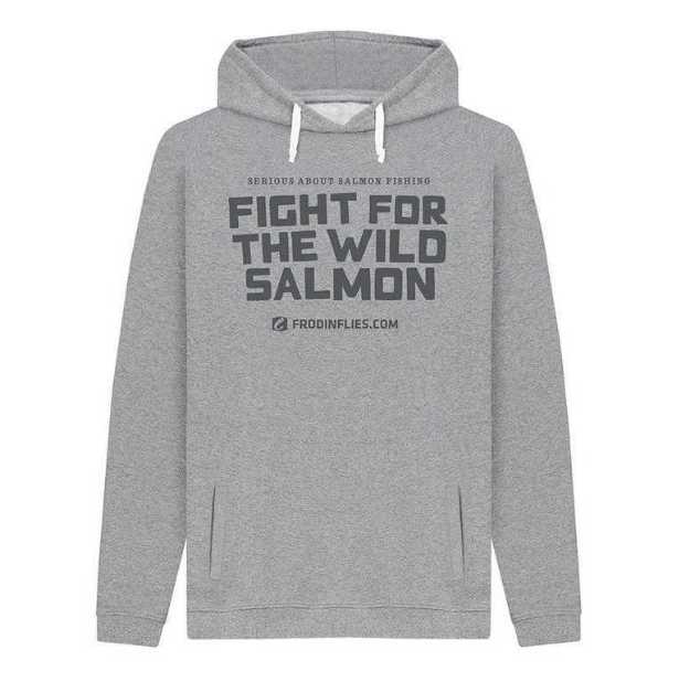 Bild på Frödin Fight for the Wild Salmon Grey Hoodie