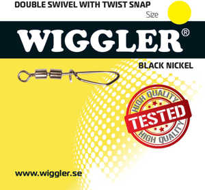 Bild på Wiggler Double Swivel Twist Snap (2-3 pack) #4 / 35kg (3 pack)