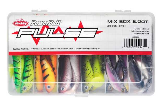 Bild på Berkley Pulse Shad MixBox 8cm (36 pack)