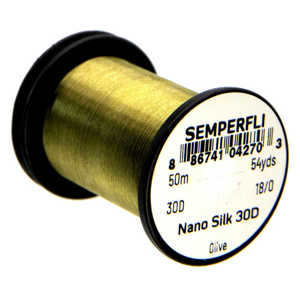 Bild på Semperfli Nano Silk 30D 18/0 Olive