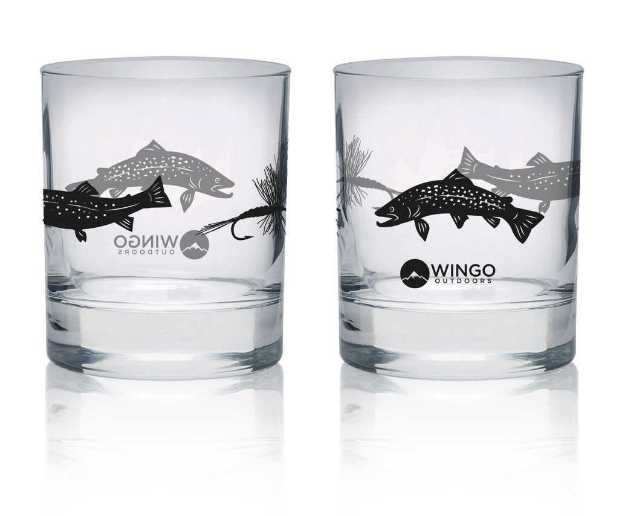 Bild på Wingo Outdoors Lowball Glasses Trout Flies