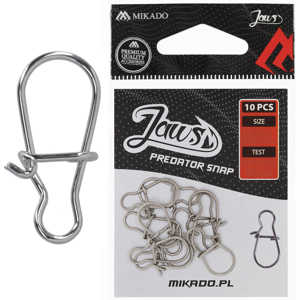 Bild på Mikado Jaws Predator Snap (10 pack) L / 15kg