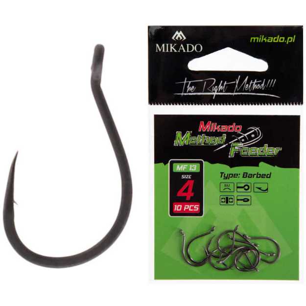 Bild på Mikado Method Feeder MF13 Hook (10 pack)