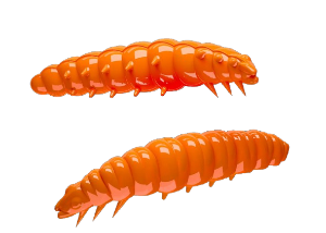 Bild på Libra Lures Larva 45mm (8-pack) Krill Smak Hot Orange