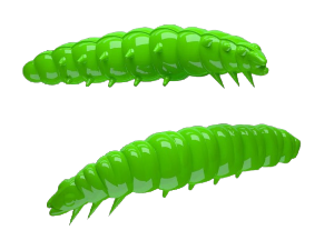 Bild på Libra Lures Larva 45mm (8-pack) Krill Smak Hot Green